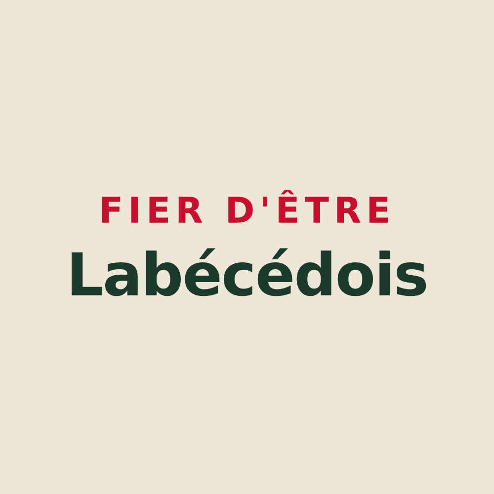 Tote bag « Fier d'être Labécédois » — design pour Labécède-Lauragais
