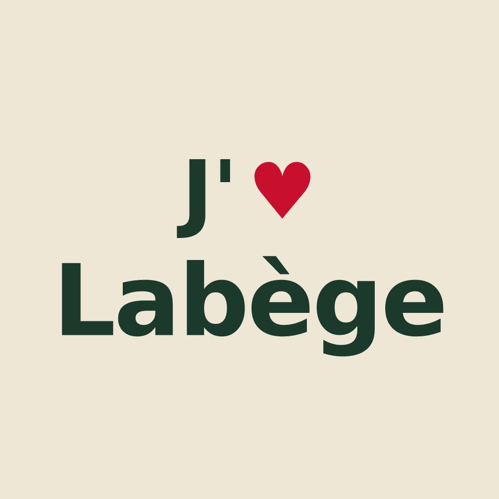 Tote bag personnalisé Labège — design J'aime Labège