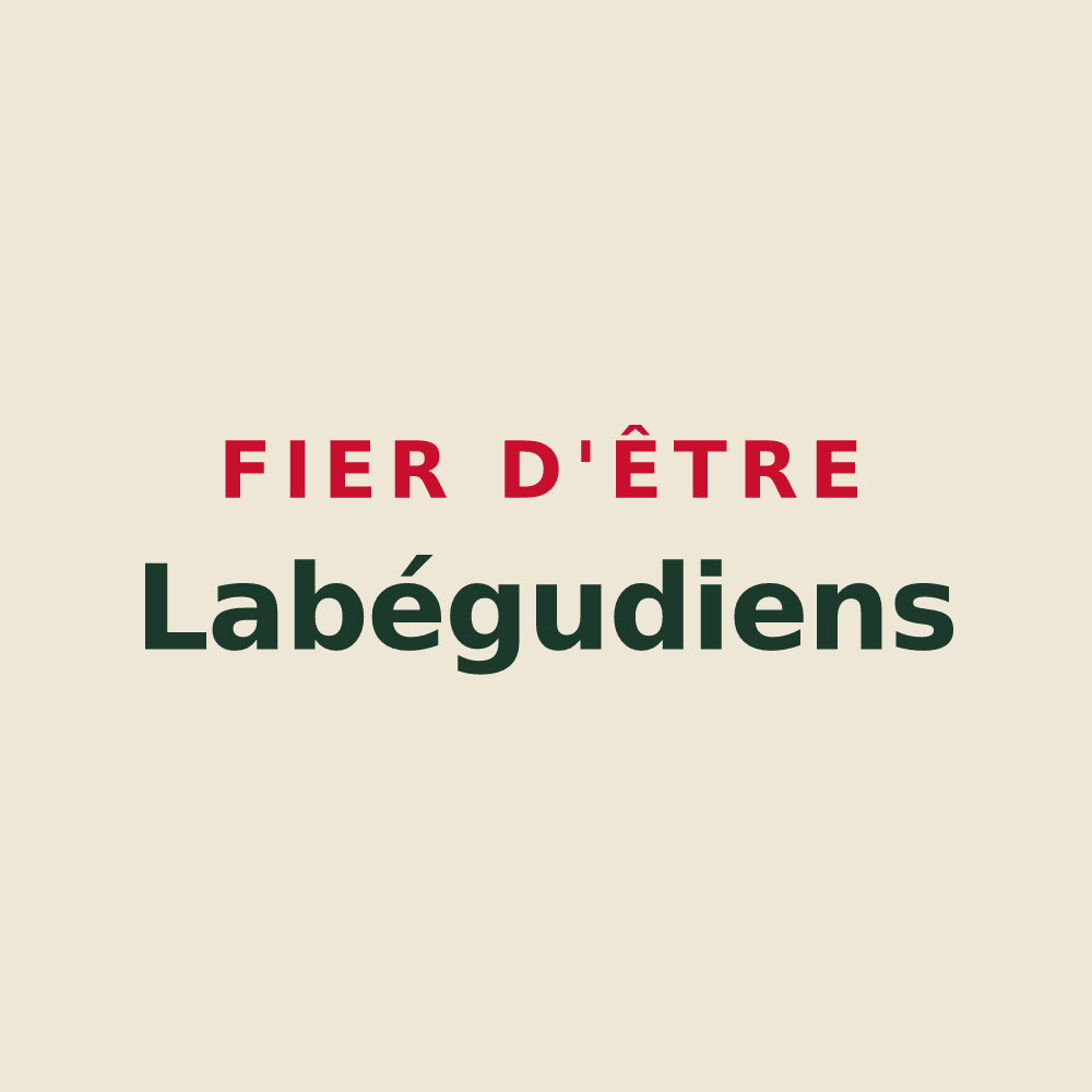 Tote bag « Fier d'être Labégudiens » — design pour Labégude