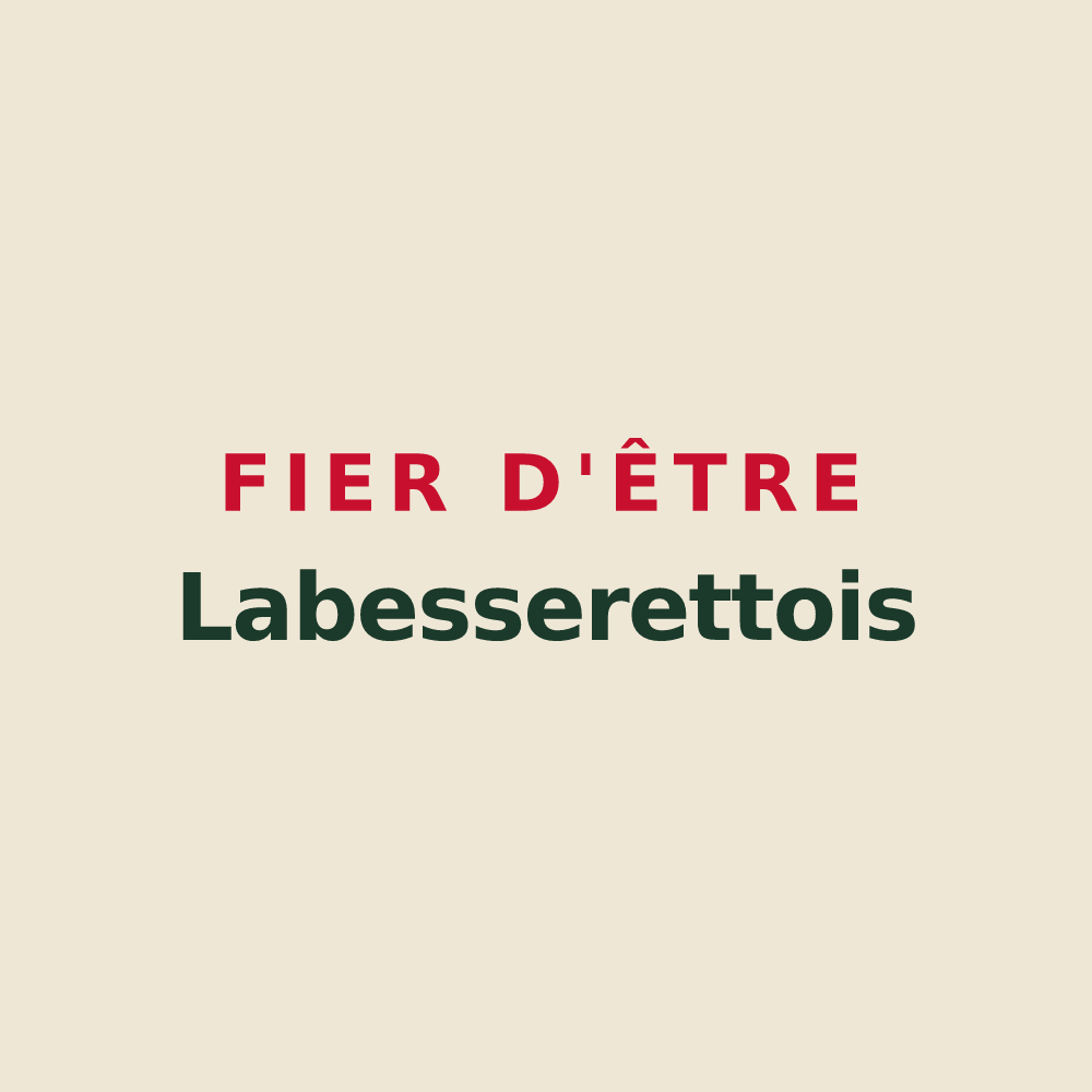 Tote bag « Fier d'être Labesserettois » — design pour Labesserette