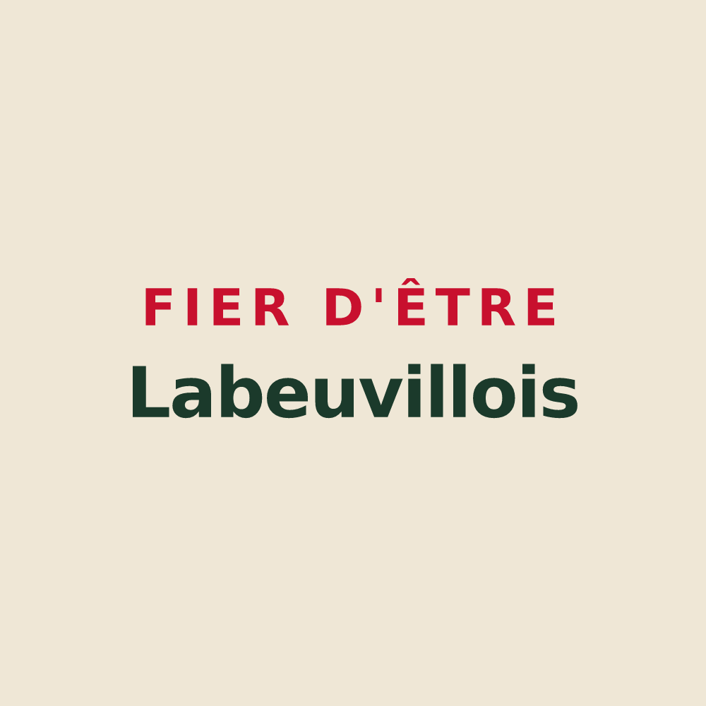 Tote bag « Fier d'être Labeuvillois » — design pour Labeuville