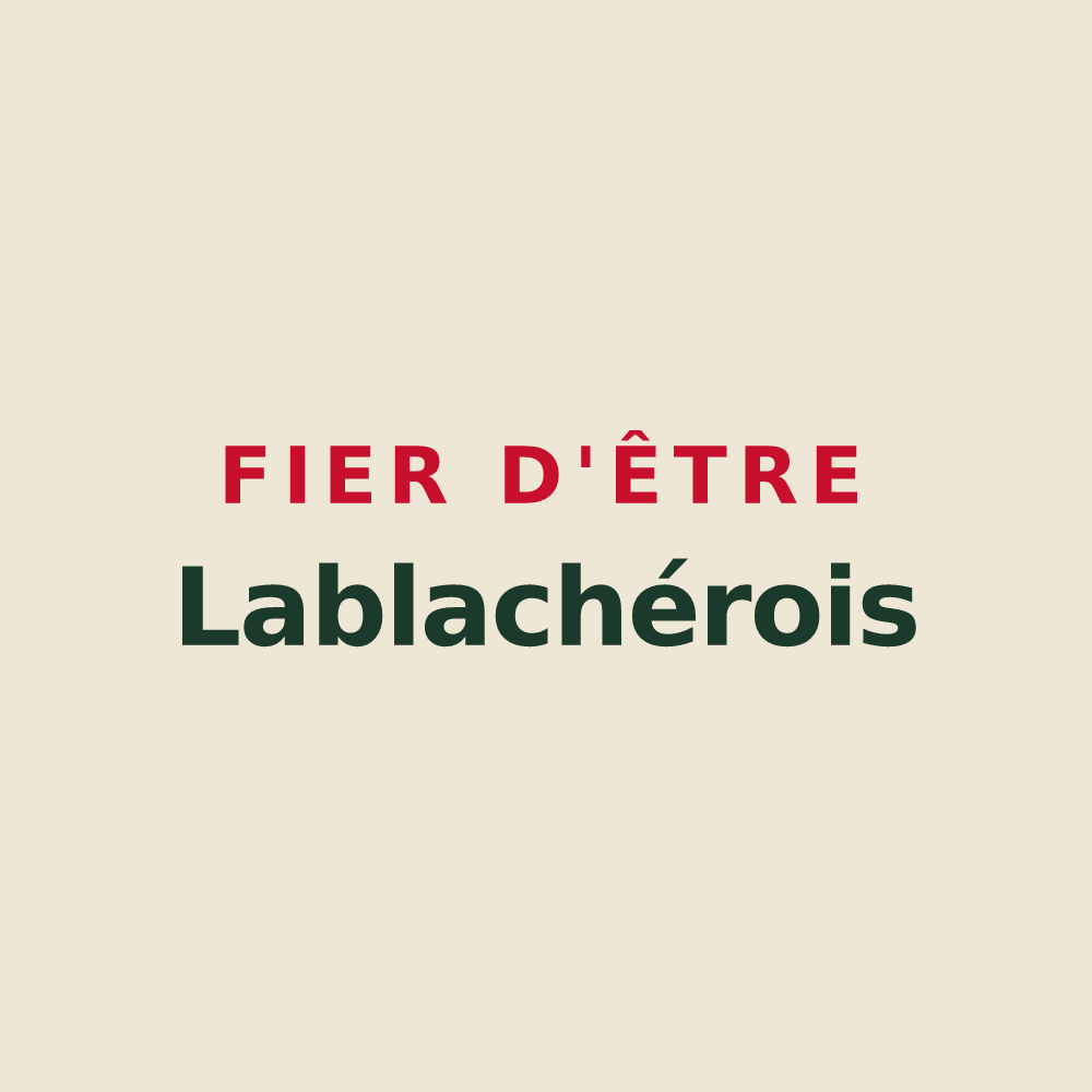 Tote bag « Fier d'être Lablachérois » — design pour Lablachère
