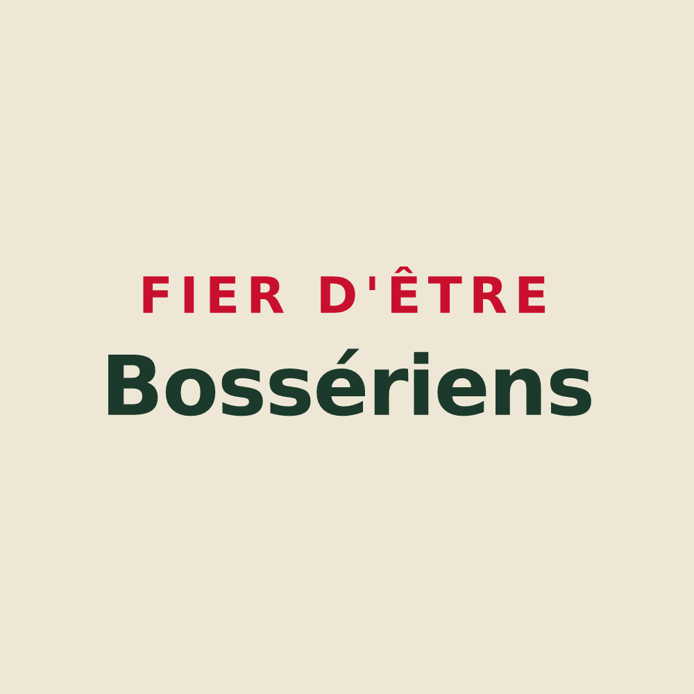 Tote bag « Fier d'être Bossériens » — design pour Laboissière-en-Santerre