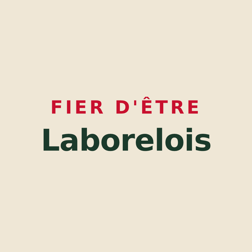 Tote bag « Fier d'être Laborelois » — design pour Laborel
