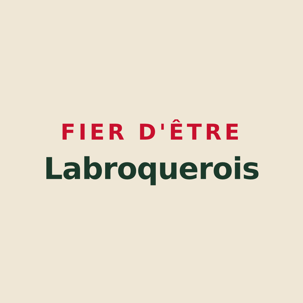 Tote bag « Fier d'être Labroquerois » — design pour Labroquère