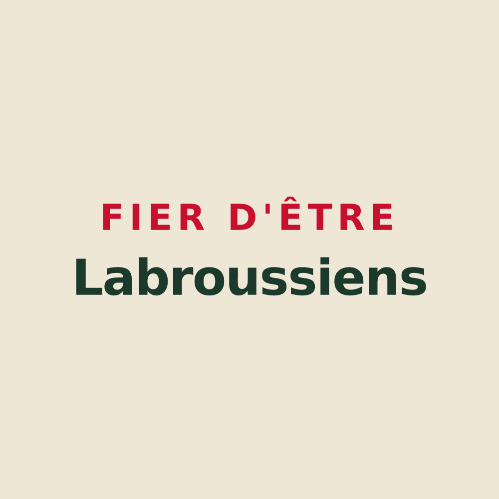 Tote bag « Fier d'être Labroussiens » — design pour Labrousse