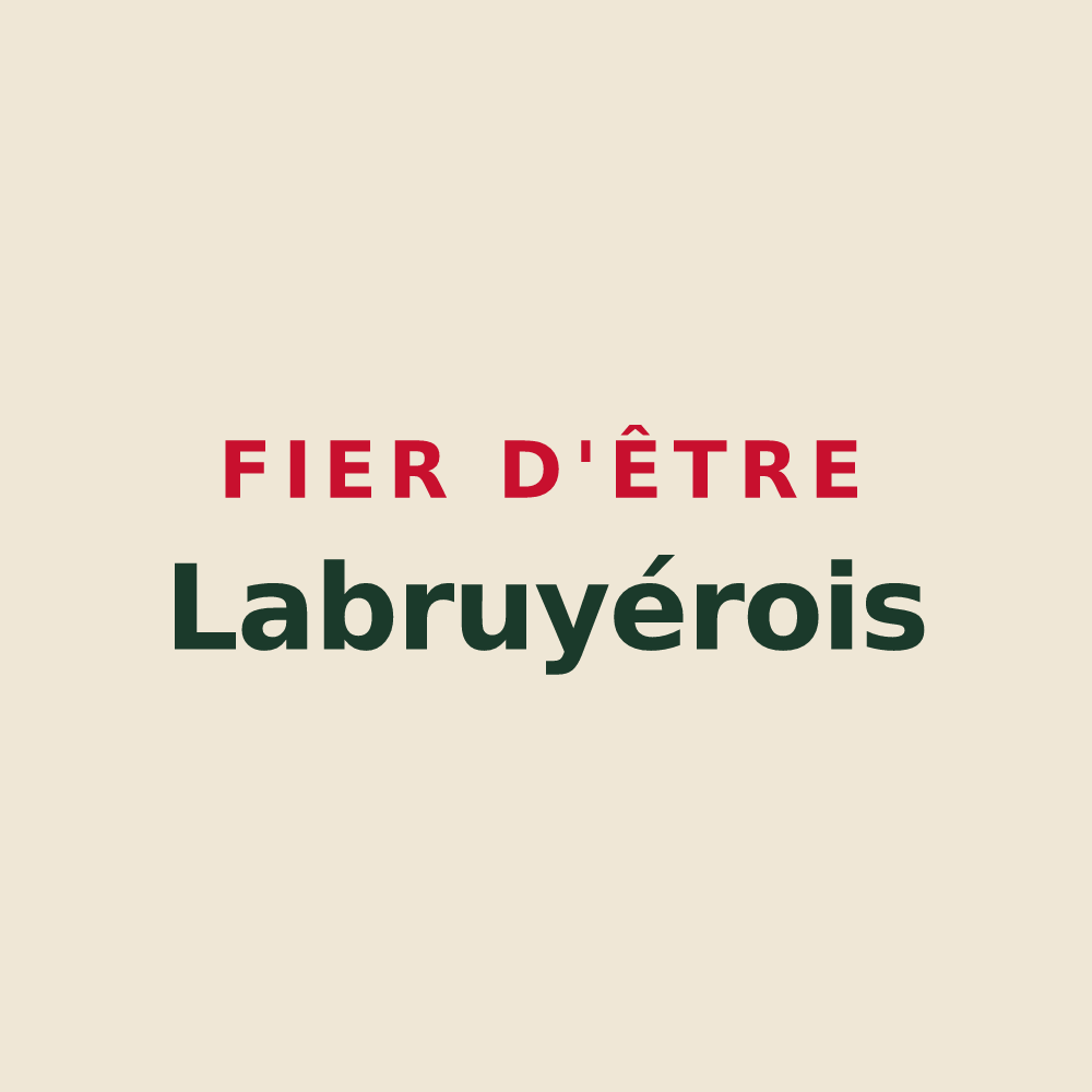 Tote bag « Fier d'être Labruyérois » — design pour Labruyère-Dorsa