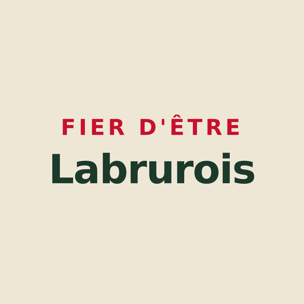 Tote bag « Fier d'être Labrurois » — design pour Labruyère