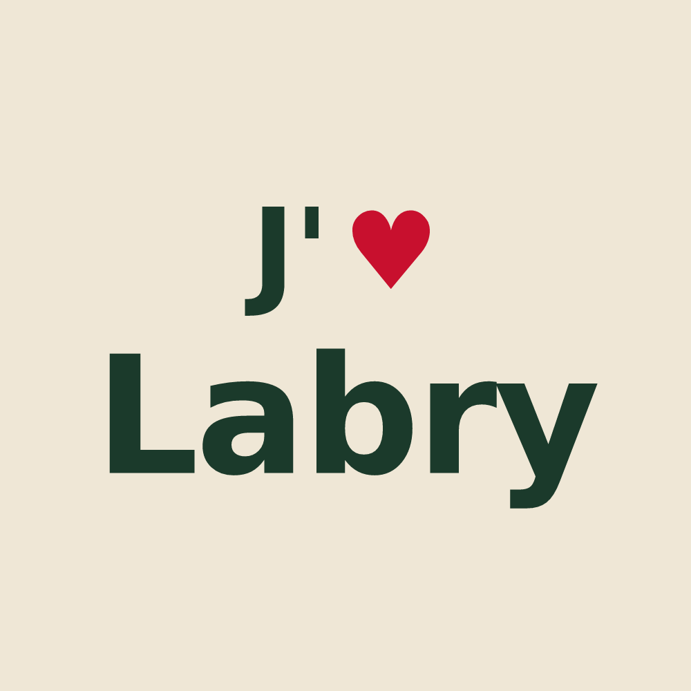 Tote bag personnalisé Labry — design J'aime Labry