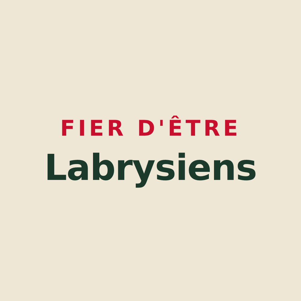 Tote bag « Fier d'être Labrysiens » — design pour Labry