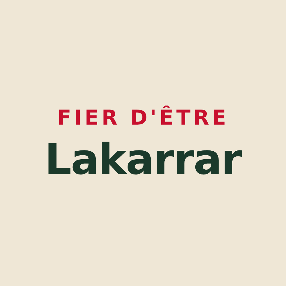 Tote bag « Fier d'être Lakarrar » — design pour Lacarry-Arhan-Charritte-de-Haut