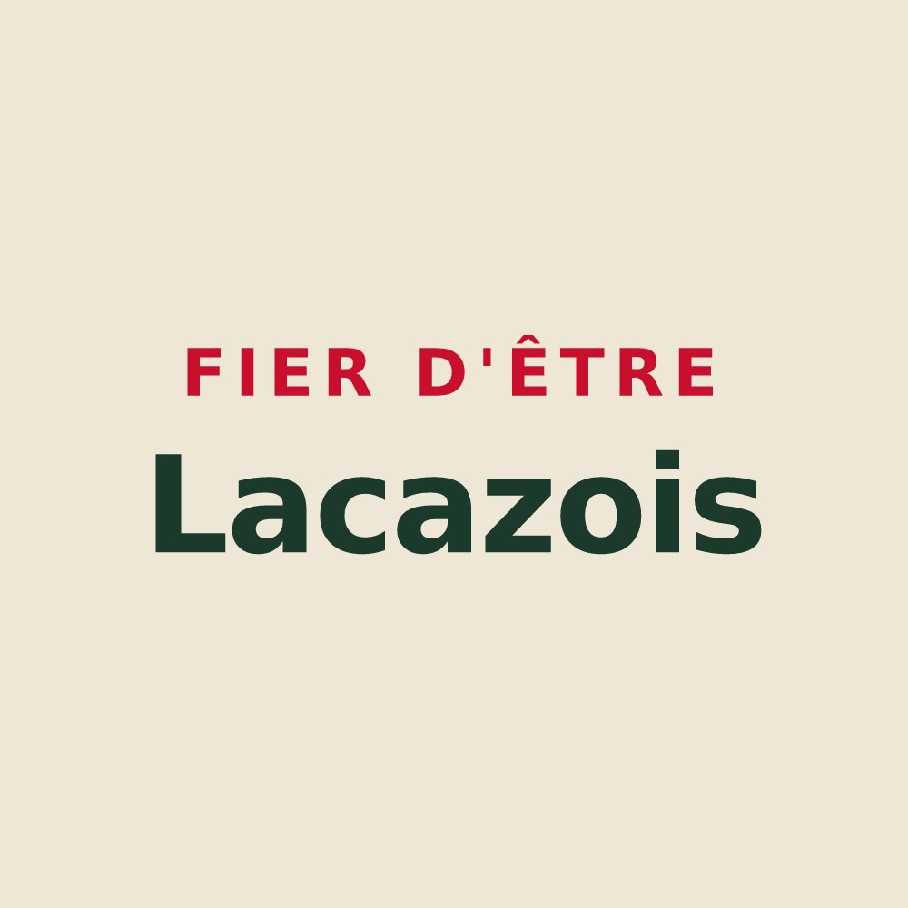 Tote bag « Fier d'être Lacazois » — design pour Lacaze