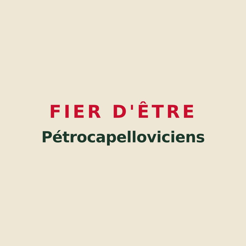 Tote bag « Fier d'être Pétrocapelloviciens » — design pour Lachapelle-Saint-Pierre