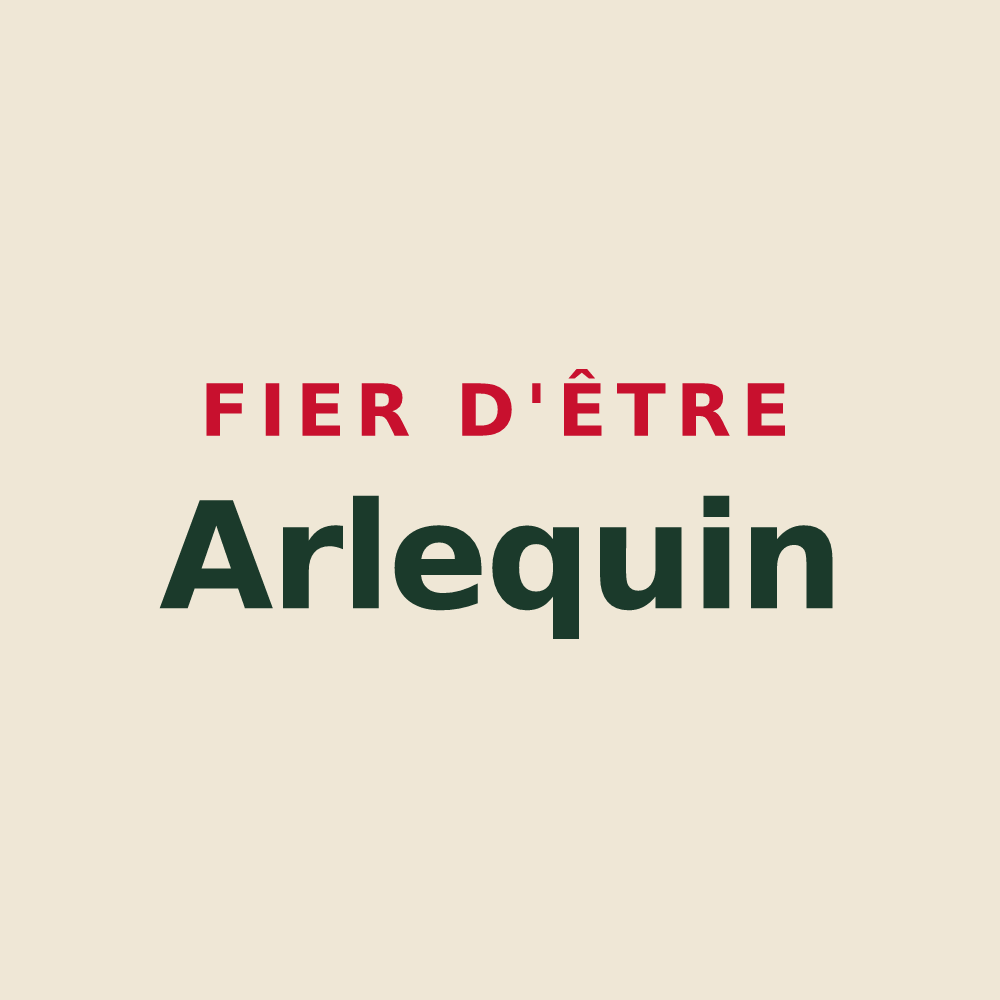 Tote bag « Fier d'être Arlequin » — design pour Lachassagne