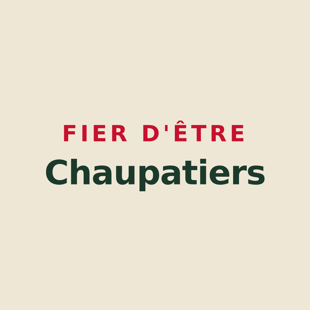 Tote bag « Fier d'être Chaupatiers » — design pour Lachau