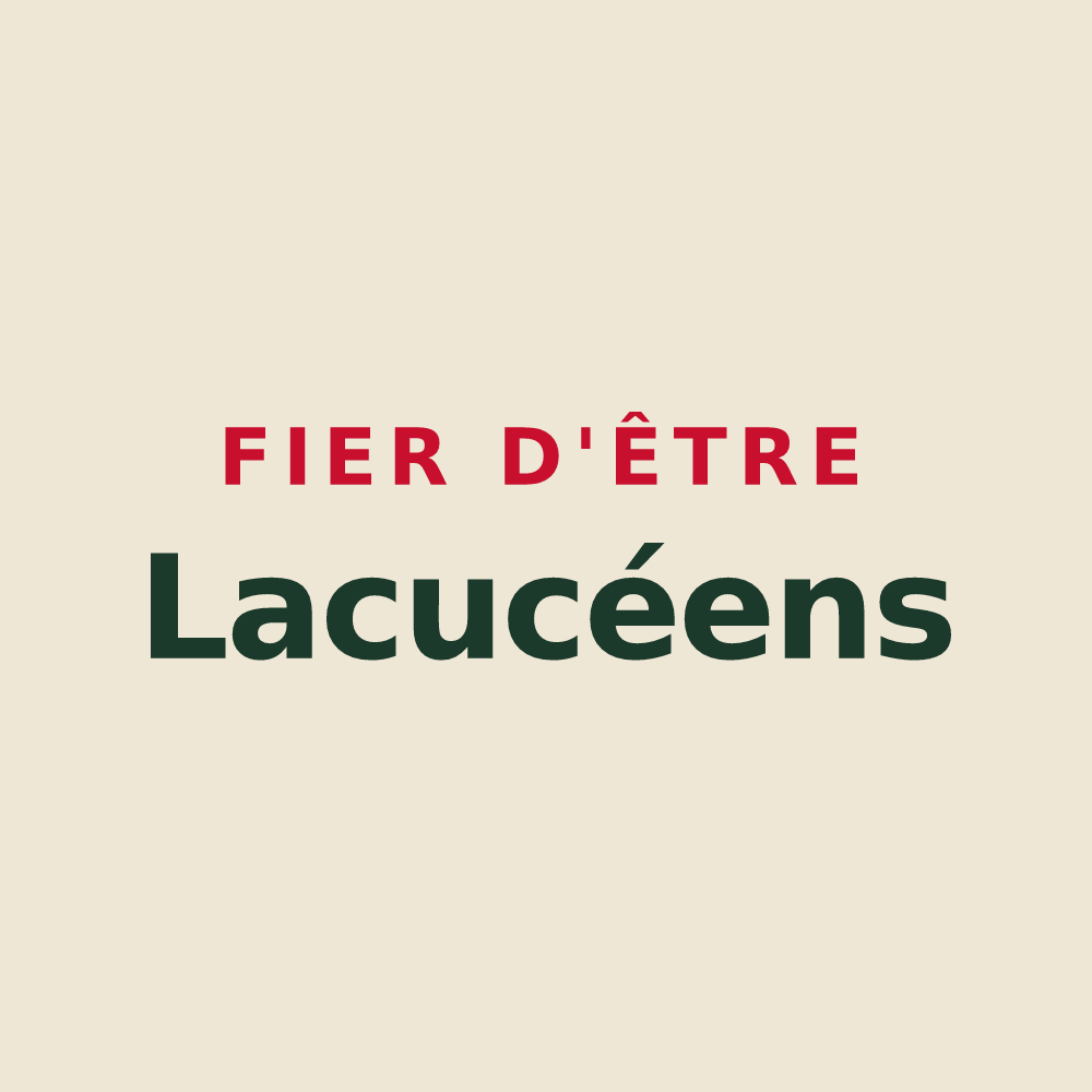 Tote bag « Fier d'être Lacucéens » — design pour Lachaussée