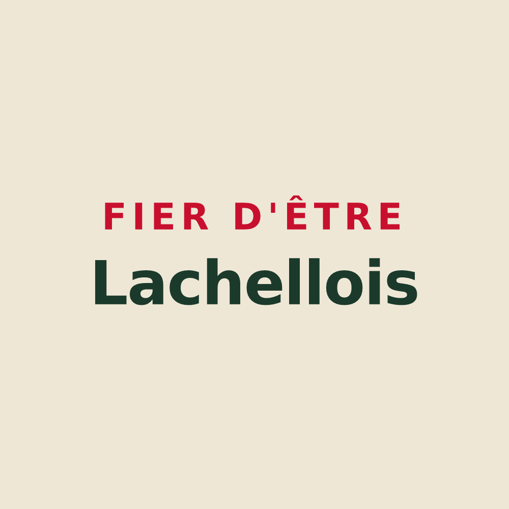 Tote bag « Fier d'être Lachellois » — design pour Lachelle