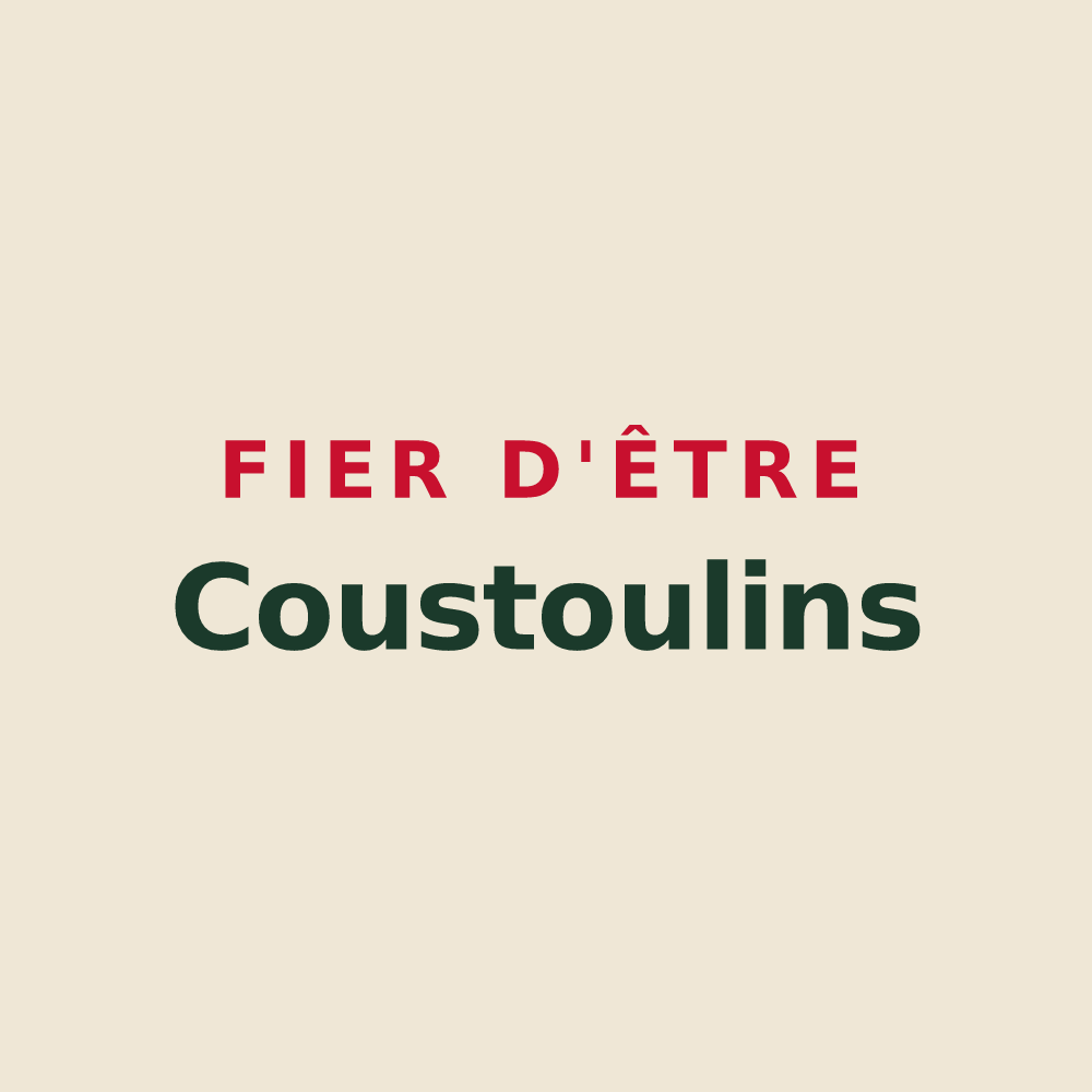 Tote bag « Fier d'être Coustoulins » — design pour Lacoste