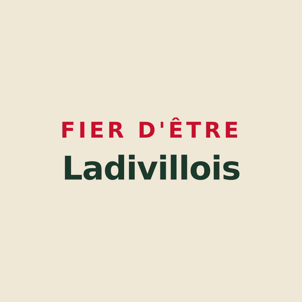 Tote bag « Fier d'être Ladivillois » — design pour Ladiville