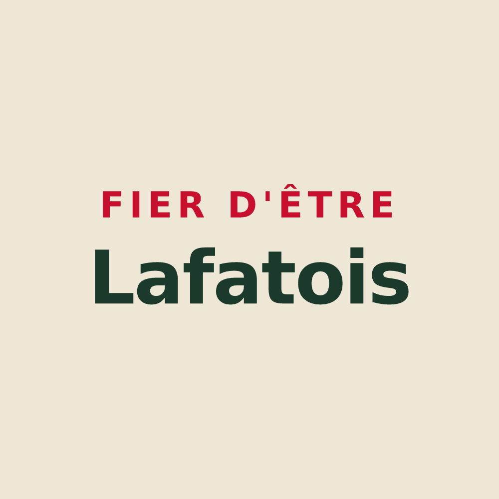 Tote bag « Fier d'être Lafatois » — design pour Lafat