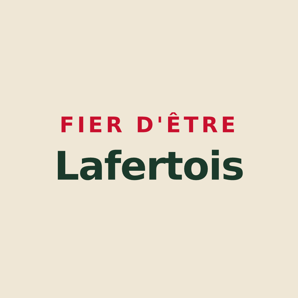 Tote bag « Fier d'être Lafertois » — design pour Laferté-sur-Aube