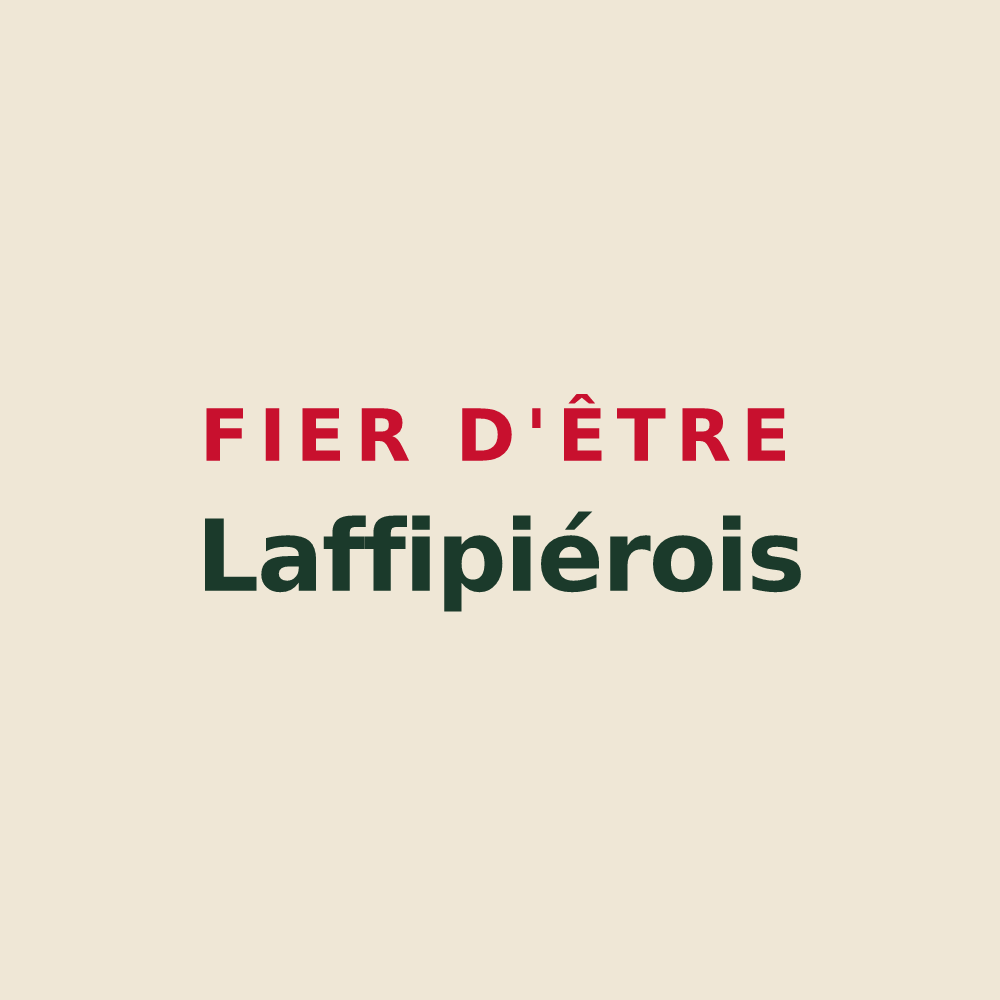 Tote bag « Fier d'être Laffipiérois » — design pour Laffite-Toupière