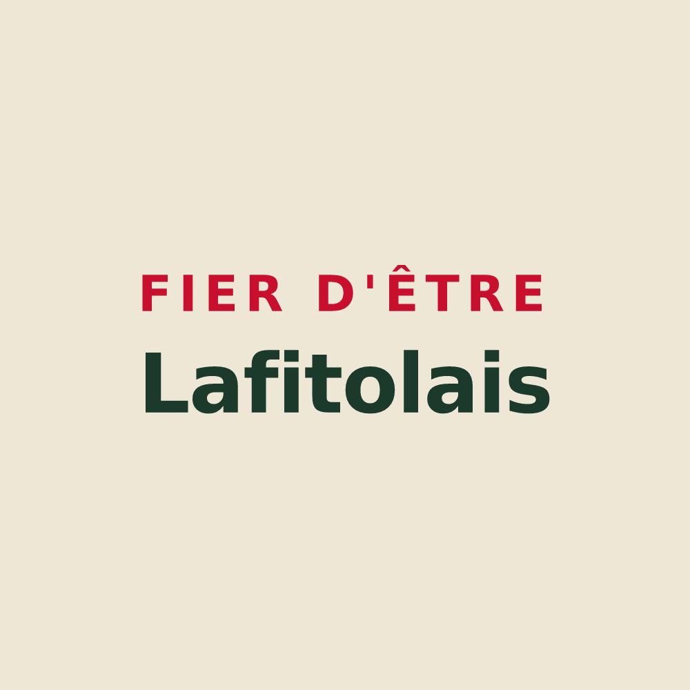 Tote bag « Fier d'être Lafitolais » — design pour Lafitole