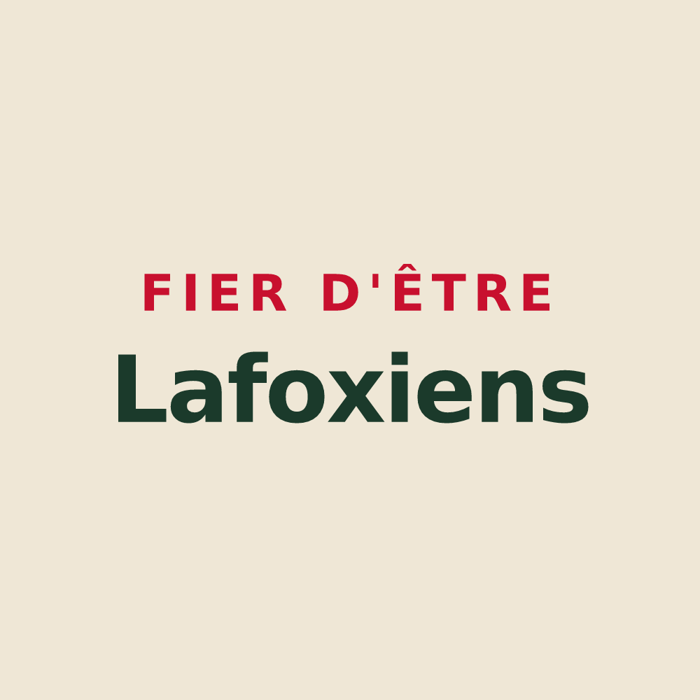 Tote bag « Fier d'être Lafoxiens » — design pour Lafox