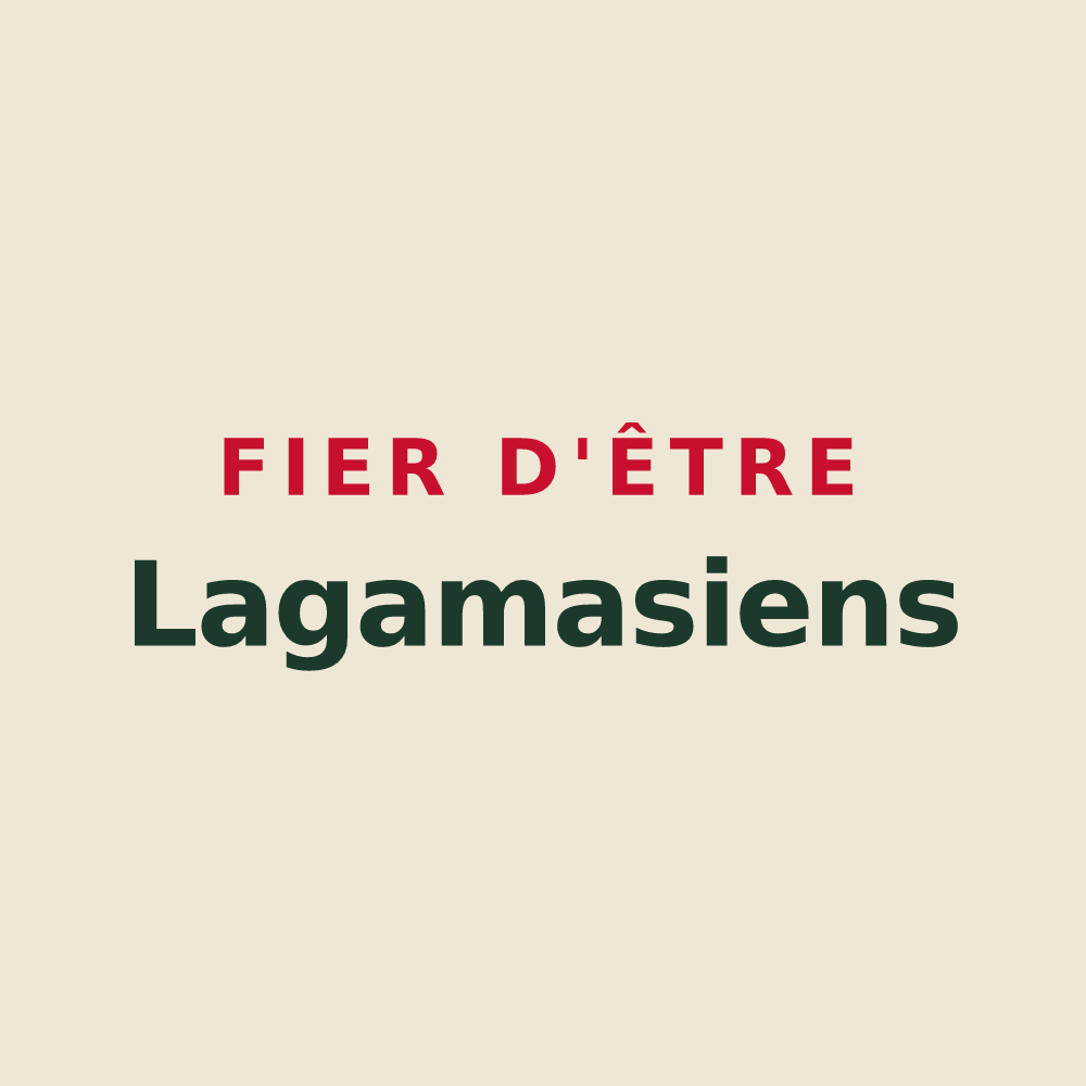 Tote bag « Fier d'être Lagamasiens » — design pour Lagamas