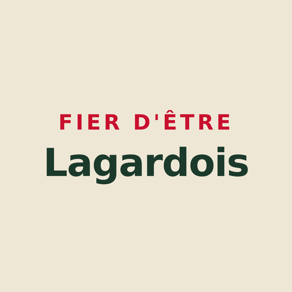 Tote bag « Fier d'être Lagardois » — design pour Lagarde