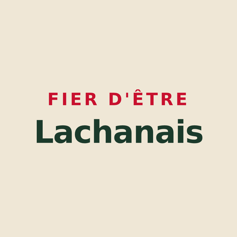 Tote bag « Fier d'être Lachanais » — design pour Lagarde-Hachan
