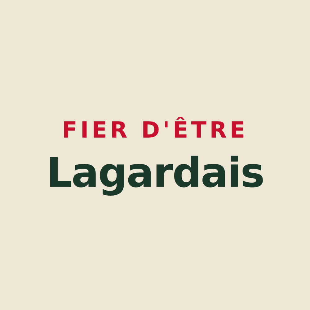 Tote bag « Fier d'être Lagardais » — design pour Lagarde