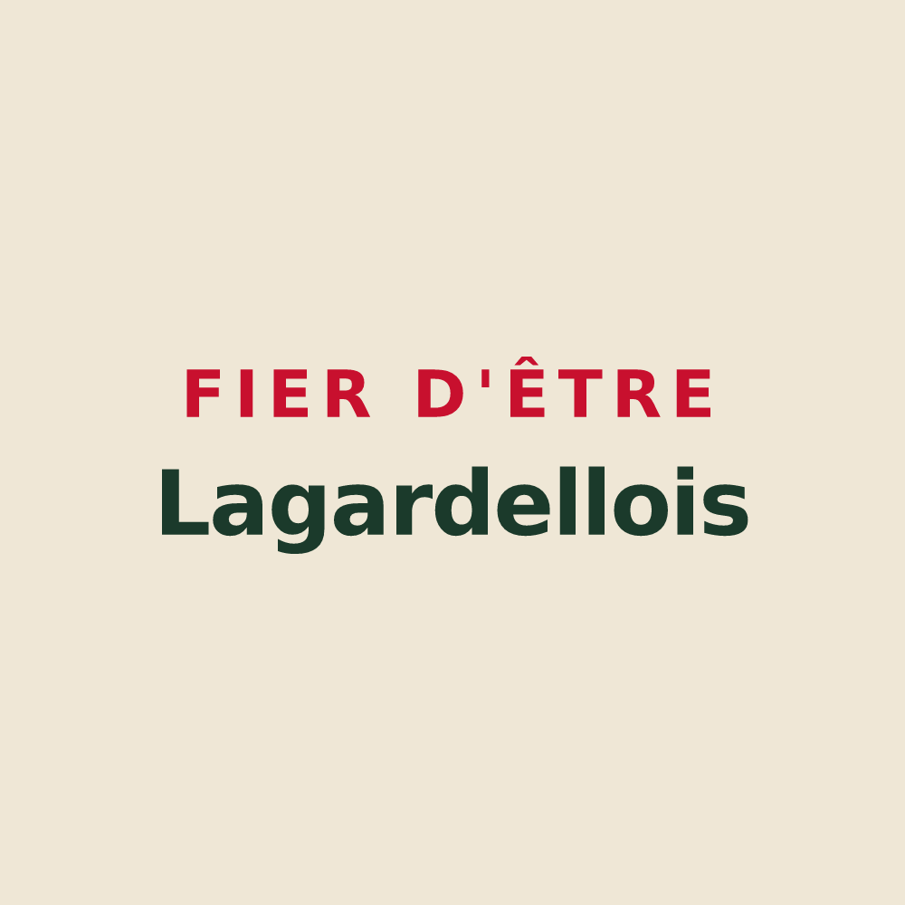 Tote bag « Fier d'être Lagardellois » — design pour Lagardelle-sur-Lèze