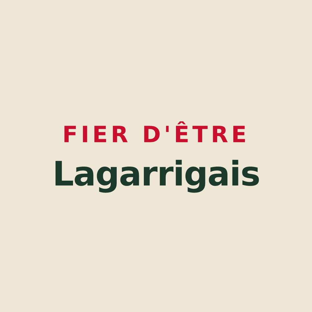 Tote bag « Fier d'être Lagarrigais » — design pour Lagarrigue