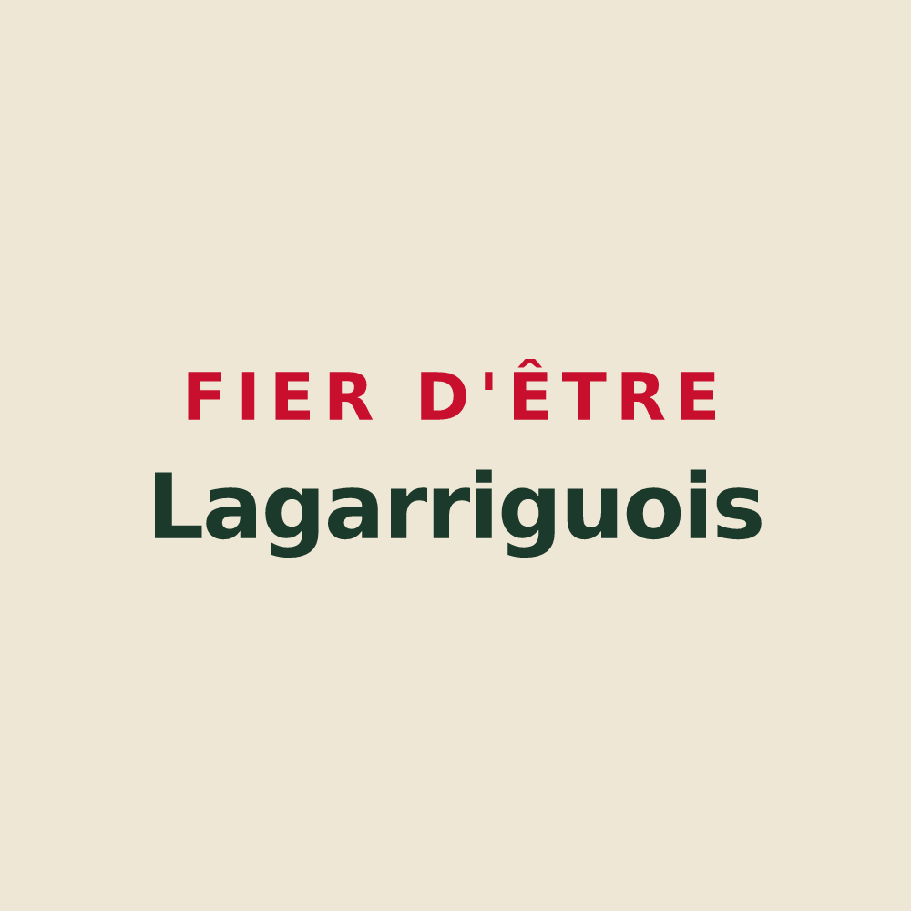 Tote bag « Fier d'être Lagarriguois » — design pour Lagarrigue