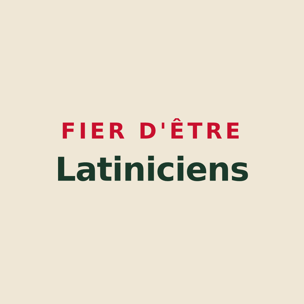 Tote bag « Fier d'être Latiniciens » — design pour Lagny-le-Sec