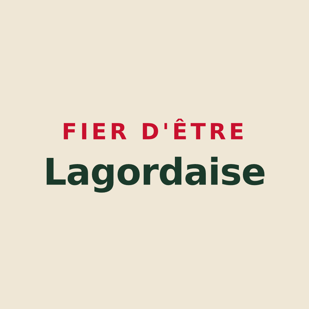 Tote bag « Fier d'être Lagordaise » — design pour Lagord
