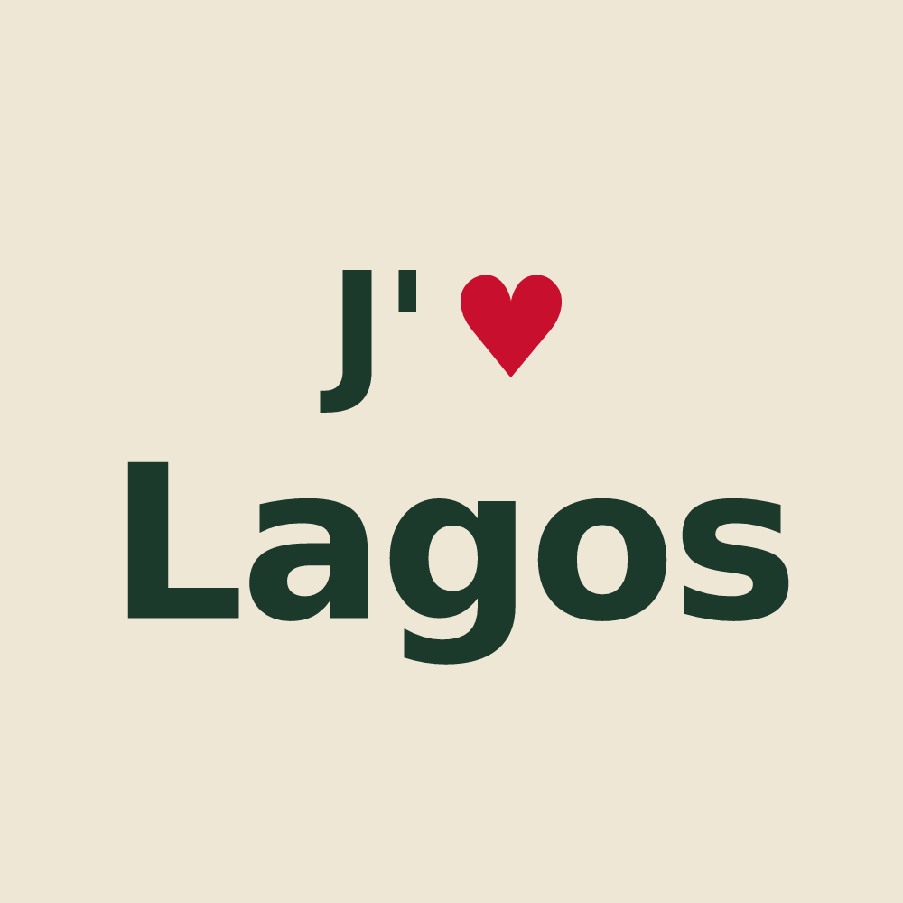 Tote bag personnalisé Lagos — design J'aime Lagos
