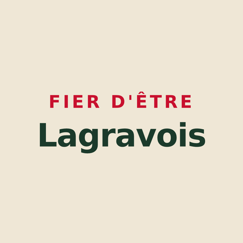 Tote bag « Fier d'être Lagravois » — design pour Lagrave