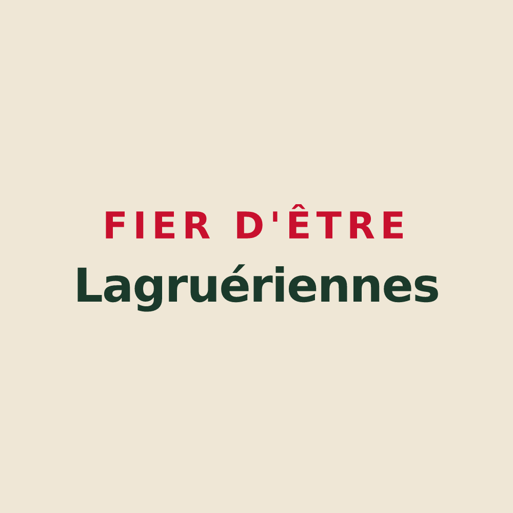 Tote bag « Fier d'être Lagruériennes » — design pour Lagruère