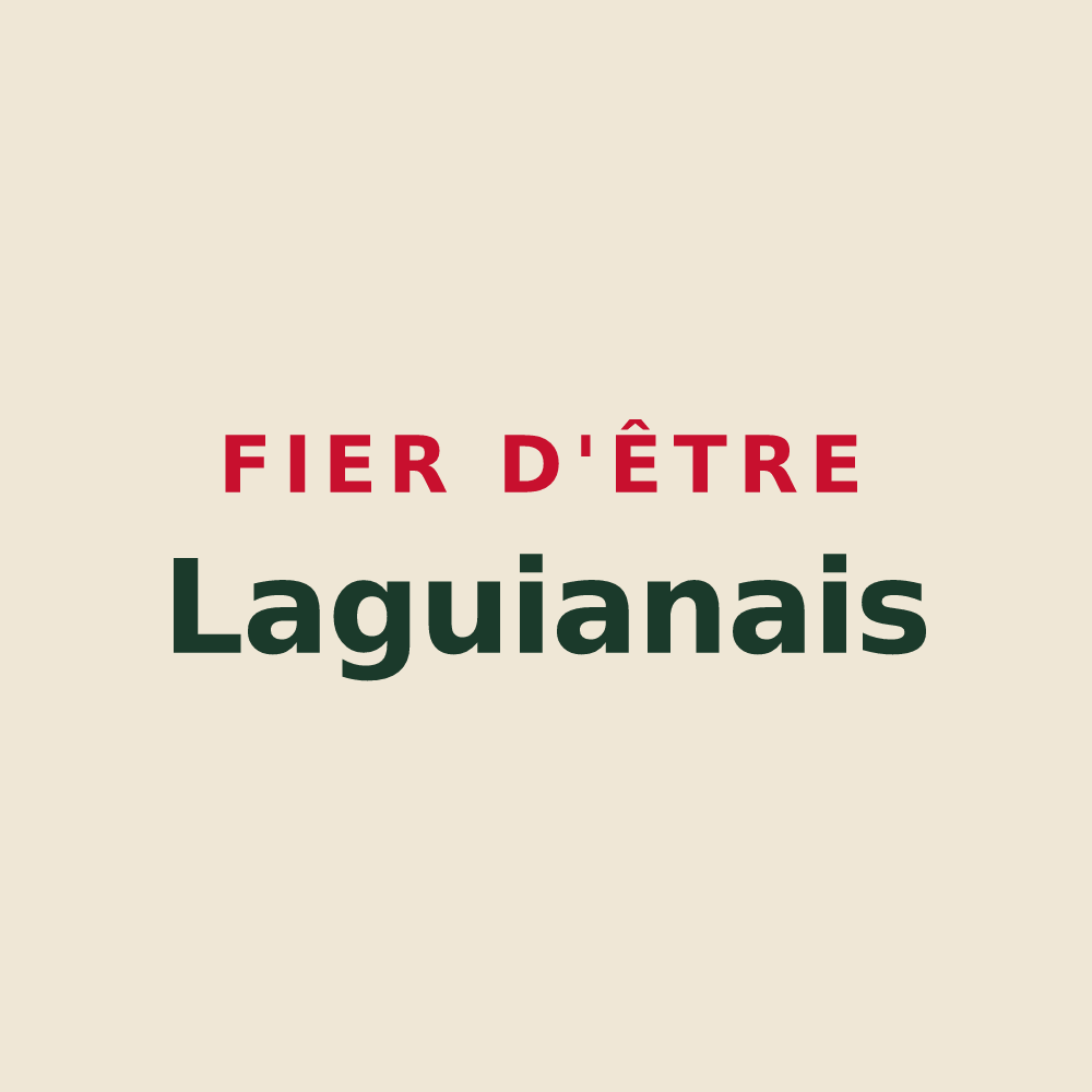 Tote bag « Fier d'être Laguianais » — design pour Laguian-Mazous