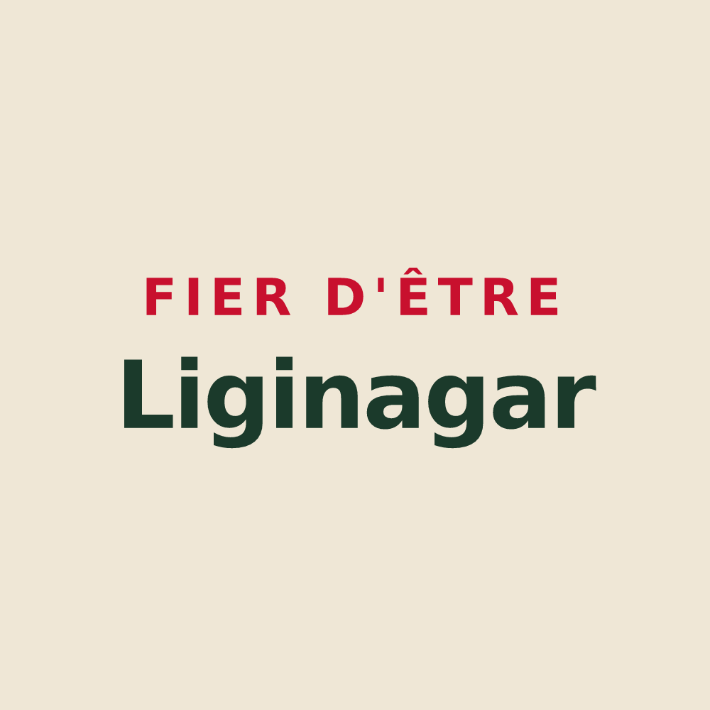 Tote bag « Fier d'être Liginagar » — design pour Laguinge-Restoue