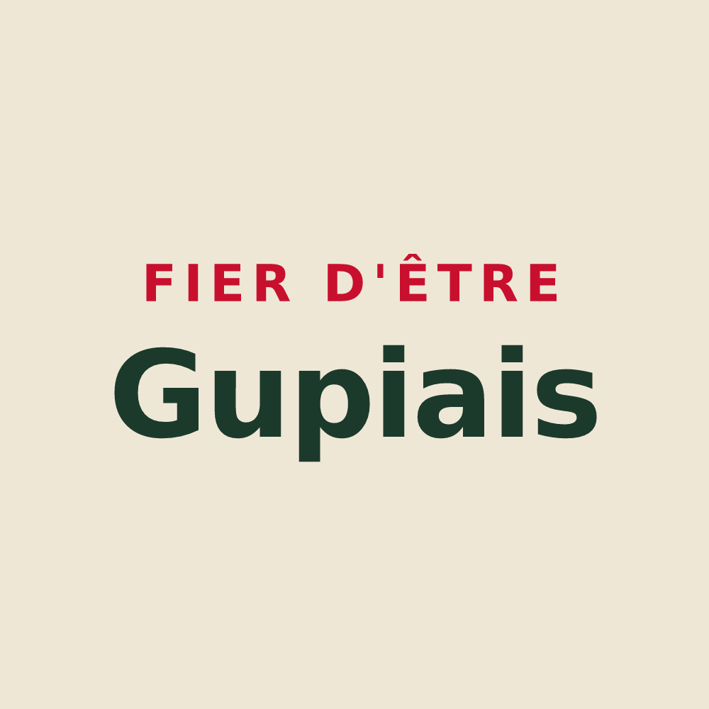 Tote bag « Fier d'être Gupiais » — design pour Lagupie