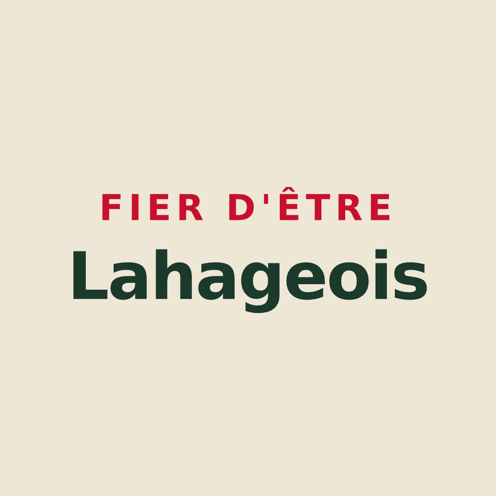 Tote bag « Fier d'être Lahageois » — design pour Lahage