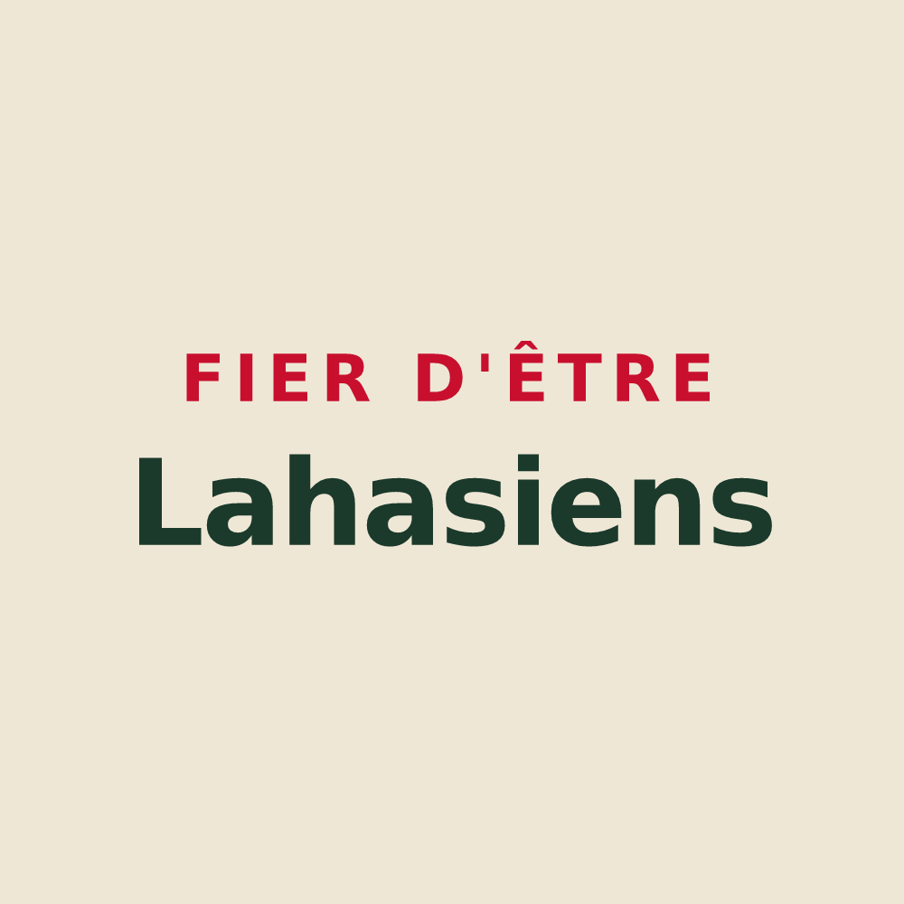 Tote bag « Fier d'être Lahasiens » — design pour Lahas