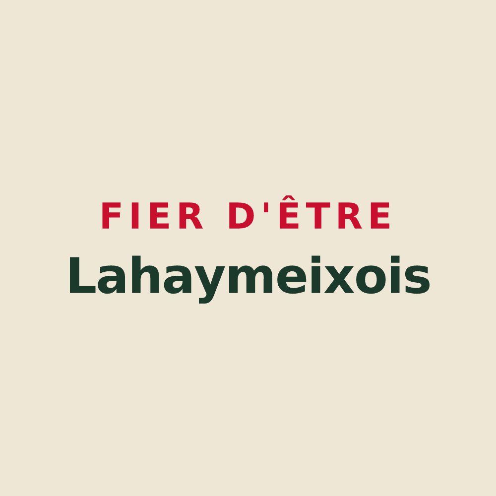 Tote bag « Fier d'être Lahaymeixois » — design pour Lahaymeix