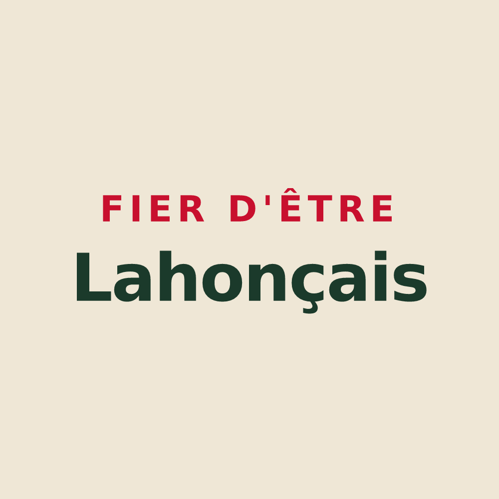 Tote bag « Fier d'être Lahonçais » — design pour Lahonce