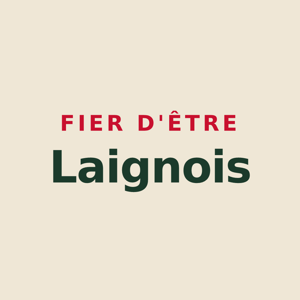Tote bag « Fier d'être Laignois » — design pour Laignes
