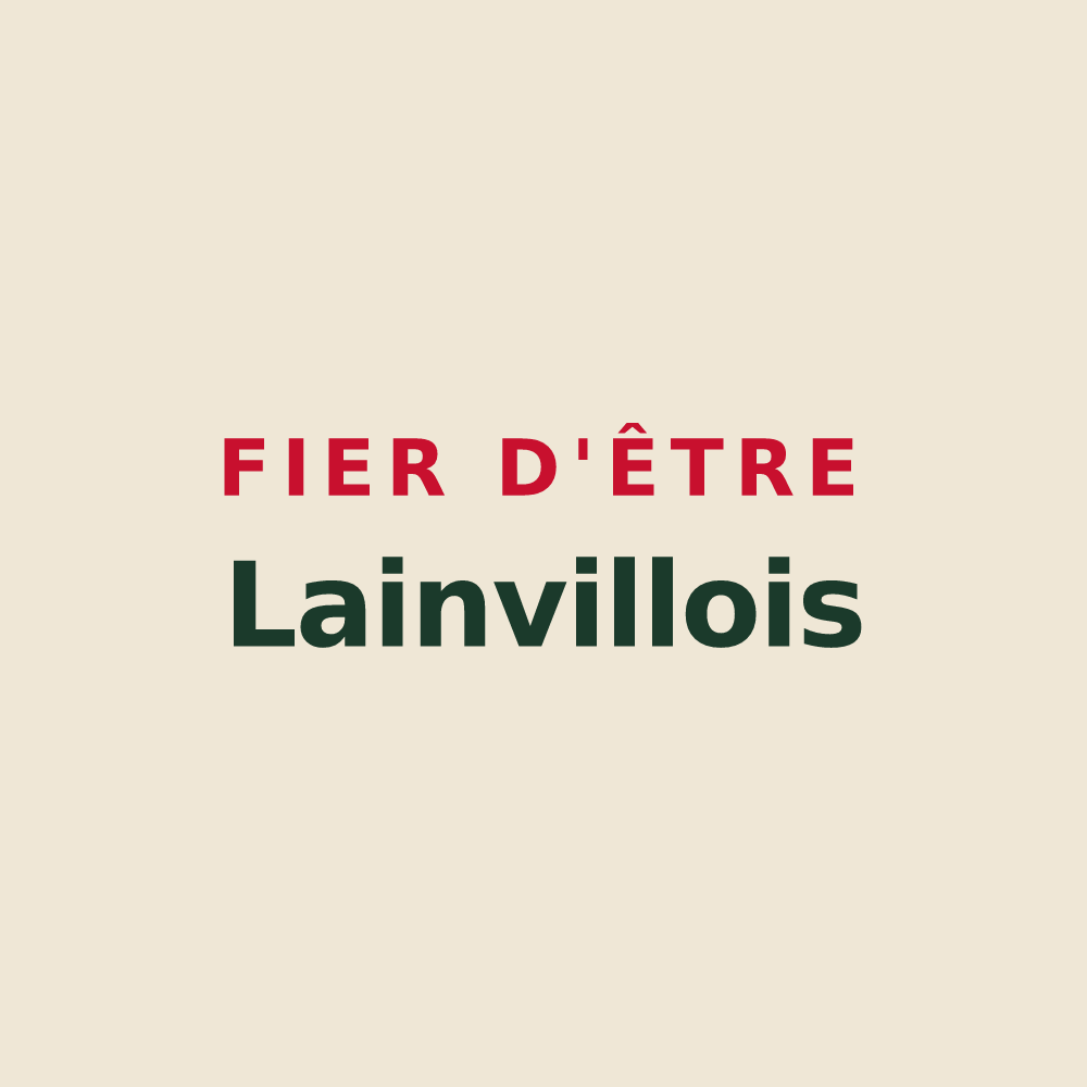 Tote bag « Fier d'être Lainvillois » — design pour Lainville-en-Vexin