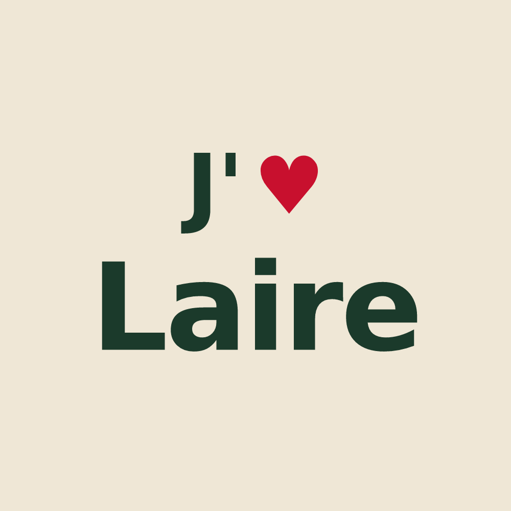 Tote bag personnalisé Laire — design J'aime Laire